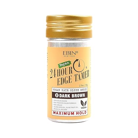 EBIN NEW YORK 24HR VEGAN HAIR SLEEK STICK - DARK BROWN 2.7OZ