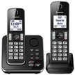 Panasonic DECT 6.0 Expandable Cordless Phone with Answering Machine and Call Block - 2 Cordless Handsets - KX-TGD392CB (Black) 🍁 All In One Marketplace Canada