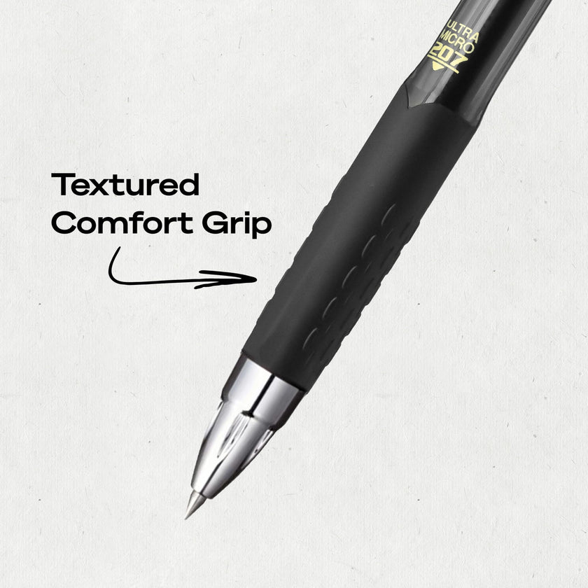 uni-ball Signo 207 Retractable Gel Pens, Ultra-Micro Point, Black Ink, 12 Count (Pack of 1) (1790922) , Packaging may vary 🍁 All In One Marketplace Canada