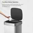 EKO EcoSmart Tall and Large Kitchen Trash Can, 80L/21.1G High Capacity, Touchless Soft Square Motion Sensor Garbage Can, Brushed Stainless Steel 🍁 All In One Marketplace Canada