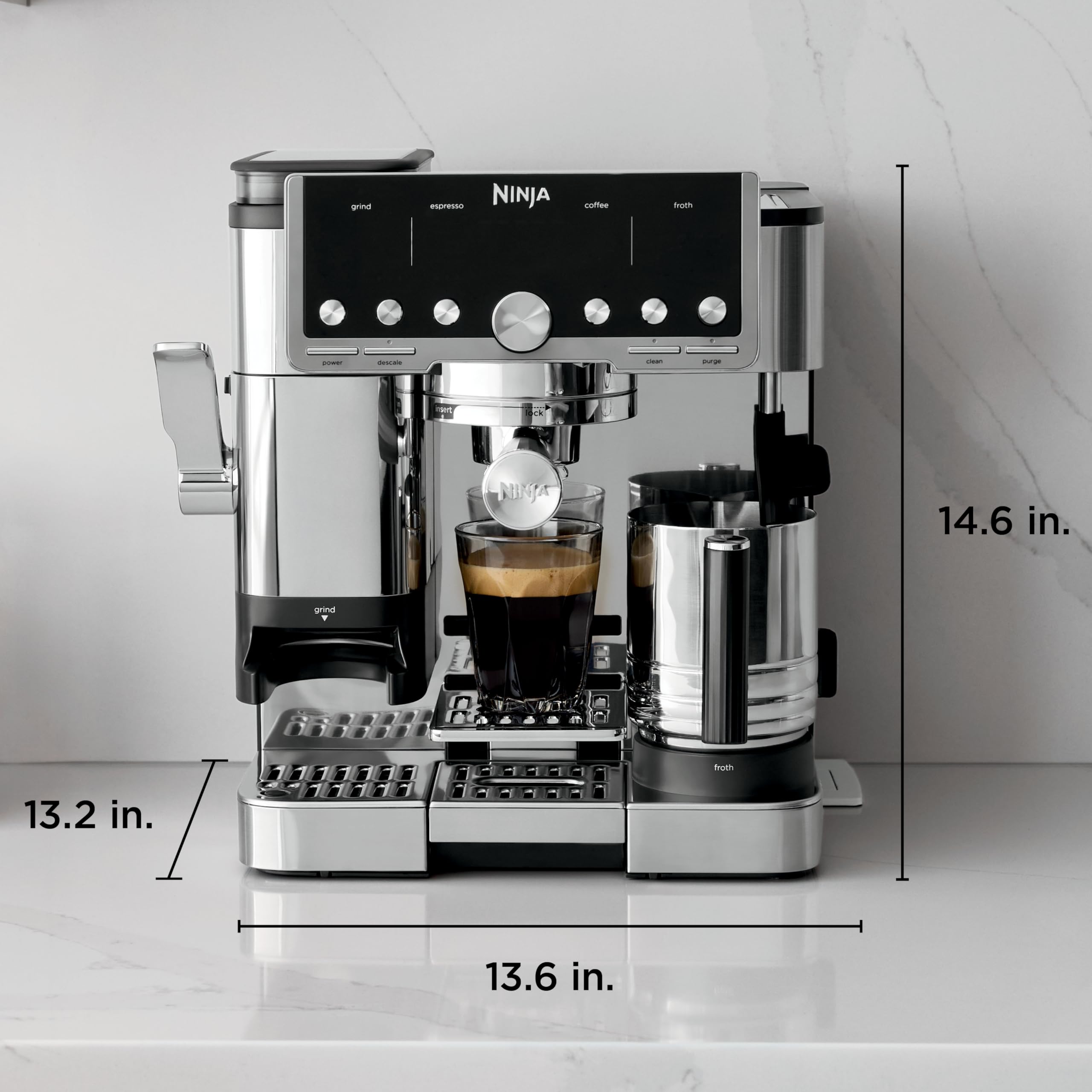 Ninja Luxe Café Pro Series, Espresso, Cold Brew, Hot Water, ES701C 🍁 All In One Marketplace Canada