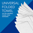 Scott Professional Universal Multifold Paper Towels, Bulk (01840), Absorbency Pockets, White, 9.2