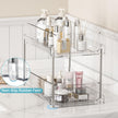 2 Tier Bathroom Organizer, Vtopmart 2 Pack Clear Under Sink Organizers Vanity Counter Storage Container, Medicine Cabinet Drawers Bins, Pull-Out Organization with Track for Pantry, Kitchen 🍁 All In One Marketplace Canada