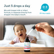 Organika Baby Probiotic Drops with Vitamin D- Soothe Colic, Reduce Fussing, Aid in Growth and Development- White, 7.5 ml (Pack of 1) 🍁 All In One Marketplace Canada