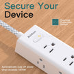 Surge Protector Power Bar - 10 FT Extension Cord, Power Strip with 12 Widely AC Outlet 4 USB, Flat Plug, Wall Mount Overload Protection, 1050J, Desk Charging Station for Dorm Home Office 🍁 All In One Marketplace Canada