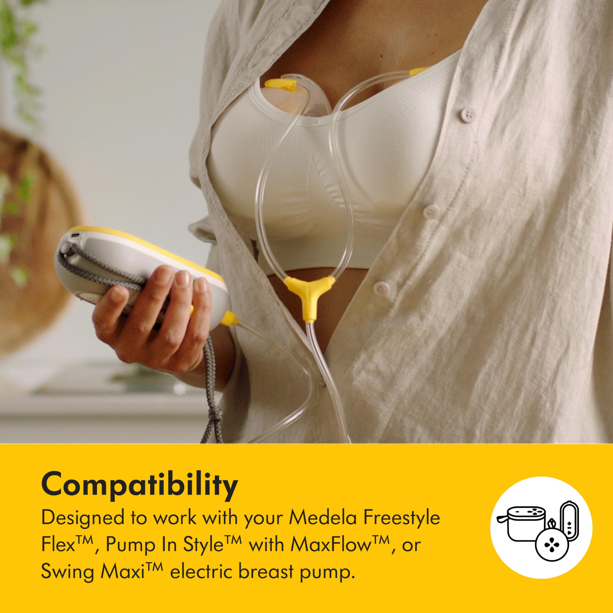 Medela Hands-free Collection Cups, Compatible with Freestyle Flex, Pump in Style with MaxFlow, and Swing Maxi Electric Breast Pumps, 1 set of 2 cups 🍁 All In One Marketplace Canada