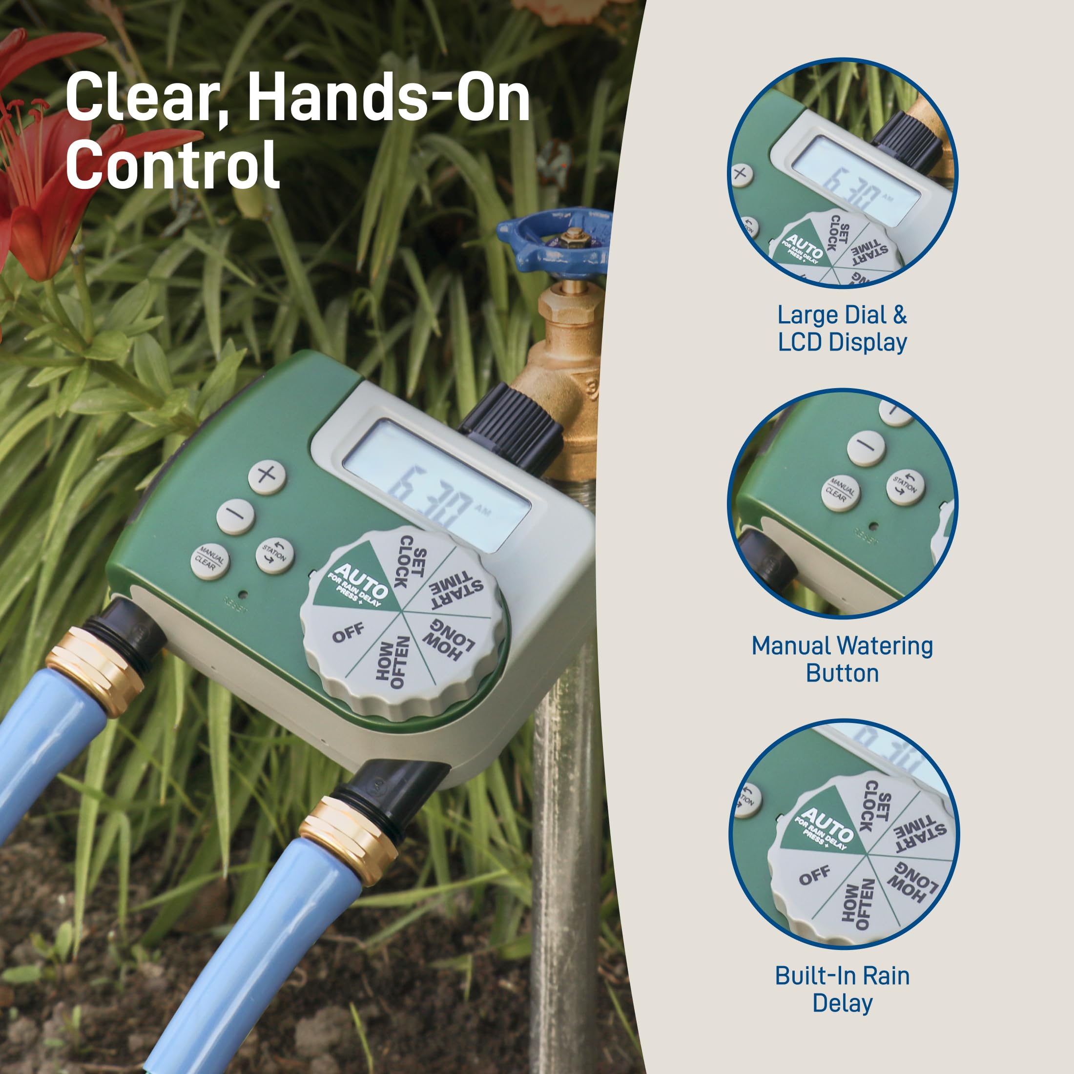 Orbit 58910 2-Outlet Programmable Digital Hose Watering Timer 🍁 All In One Marketplace Canada