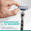 Gillette Men's Razor Blade Refills, 13 Mach3 Cartridges + 2 Mach3 Turbo Cartridges Blue, Total Pack of 15 🍁 All In One Marketplace Canada