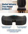Everlasting Comfort Doctor Recommended Memory Foam Seat Cushion for Office Chairs & Car - Ergonomic Office Desk Accessories - Cushions for Tailbone Pain Relief, Sciatica (Black, Large) 🍁 All In One Marketplace Canada