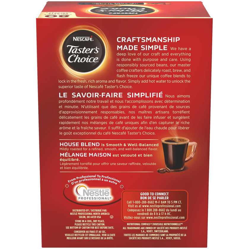 Nescafé Instant Coffee Packets, Taster's Choice Light Roast, 80 x 1.7g 🍁 All In One Marketplace Canada