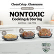 Ninja Crispi Pro 6-in-1 Glass Air Fryer | 6qt & 2.5qt Glass Containers with Storage Lids | Non-Toxic | Meal Prep, Microwave, Freezer & Dishwasher Safe | Air Fry, Bake & More | Bone | AS101CLG 🍁 All In One Marketplace Canada