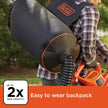 BLACK+DECKER Leaf Blower Vacuum Back Pack and Mulcher, Power Boost up to 250 MPH, 400 CFM, Corded (BEBL7000-CA) 🍁 All In One Marketplace Canada