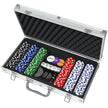 Cardinal Classics, 300-Piece Poker Set with Aluminum Carrying Case & Professional 11.5g Chips Plus 5 Poker Dice, for Adults and Kids Ages 10 and up 🍁 All In One Marketplace Canada