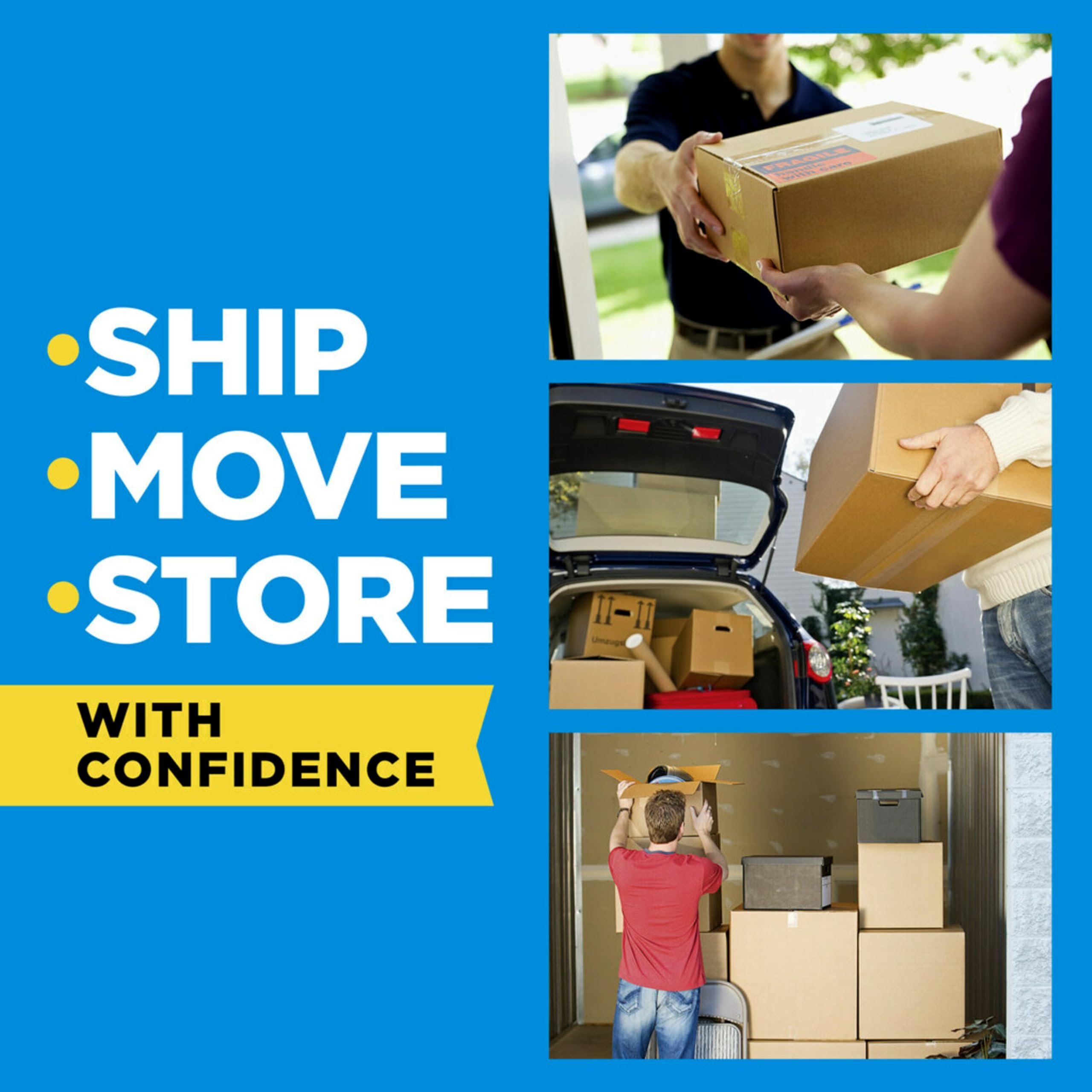 Scotch Packing Tape Heavy Duty Shipping Tape, 1.88