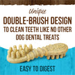 Merrick Fresh Kisses Mint Breath Strips Medium Brush Dental Dog Treat - Value Box (22 ct) 🍁 All In One Marketplace Canada