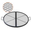 VEVOR X-Marks Fire Pit Grill Grate, Foldable Round Cooking Grate, Heavy Duty Steel Campfire BBQ Grill Grid with Handle and Support X Wire, Portable Camping Cookware for Outside Party, 36 Inch Black 🍁 All In One Marketplace Canada