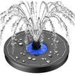 SZMP Solar Fountain Upgrade, 3.5W Solar Powered Bird Bath Fountains with Flower, Outdoor Water Feature Solar Fountain Pump with 7-in-1 Nozzles, 4 Fixed Pipes for Humingbirds, Birdbath, and Garden 🍁 All In One Marketplace Canada
