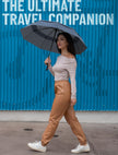Repel Windproof Travel Umbrella - Compact & Withstands Winds up to 100MPH, Strongest Premium Auto Folding Umbrella for Rain and Sun - Durable, Light & Portable for Women & Men, Fits Backpack & Cars 🍁 All In One Marketplace Canada