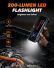 WOLFBOX MV24 4000A Jump Starter,12V Car Booster Pack with 65W Quick Charger,LED Display, 88.8Wh Portable Jump Starter Battery (10L Gas 10L Diesel Engine) with LED Light, Jumper Cables 🍁 All In One Marketplace Canada