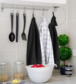 Utopia Towels Kitchen Towels, 12 Pack, 15 by 25 Inches, Dobby Weave, 100% Ring Spun Cotton, Super Soft and Absorbent Dish, Tea, and Bar Towels, Black 🍁 All In One Marketplace Canada
