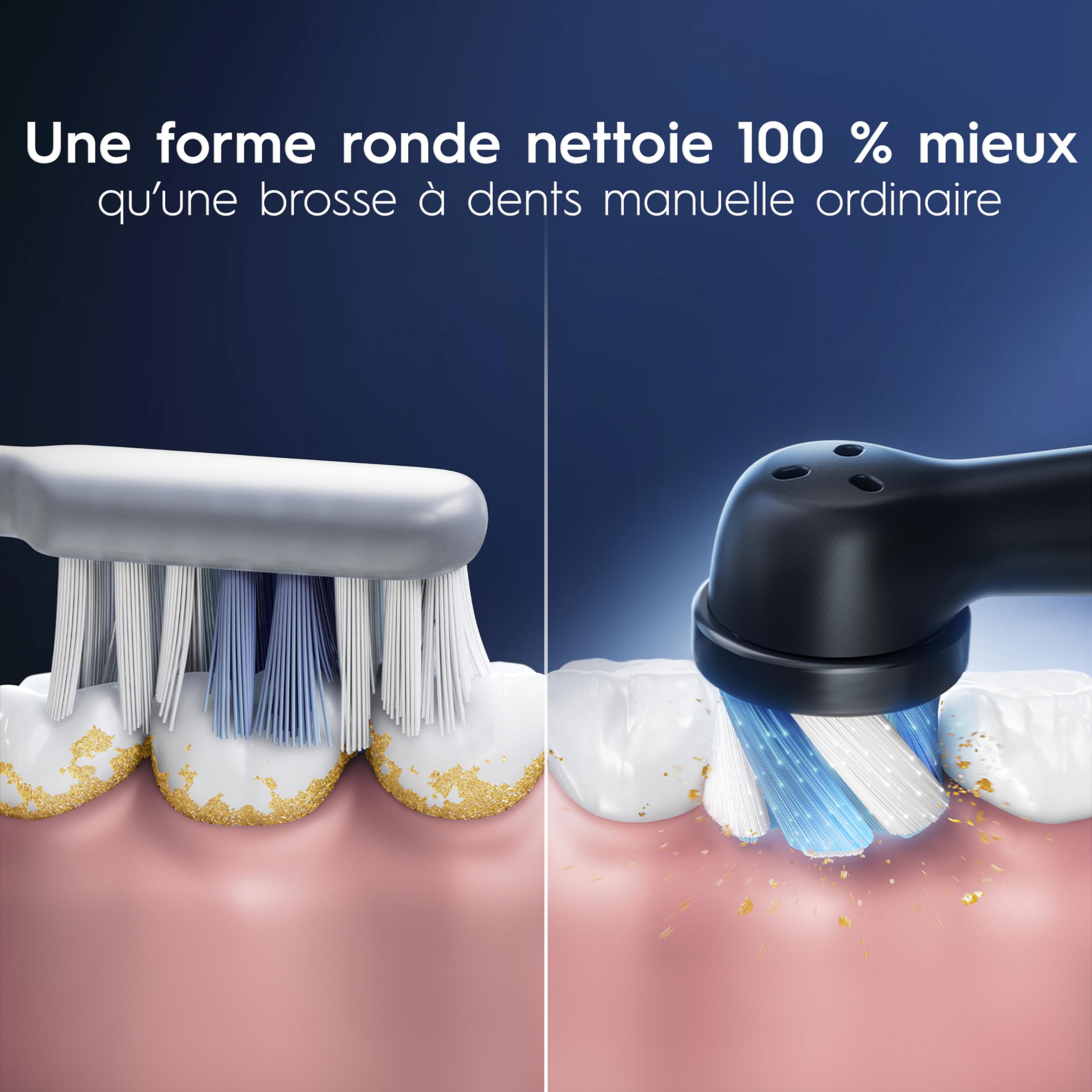 Oral-B iO Series Ultimate Clean Replacement Brush Head for Oral-B iO Series Electric Toothbrushes, Black, 4 count 🍁 All In One Marketplace Canada