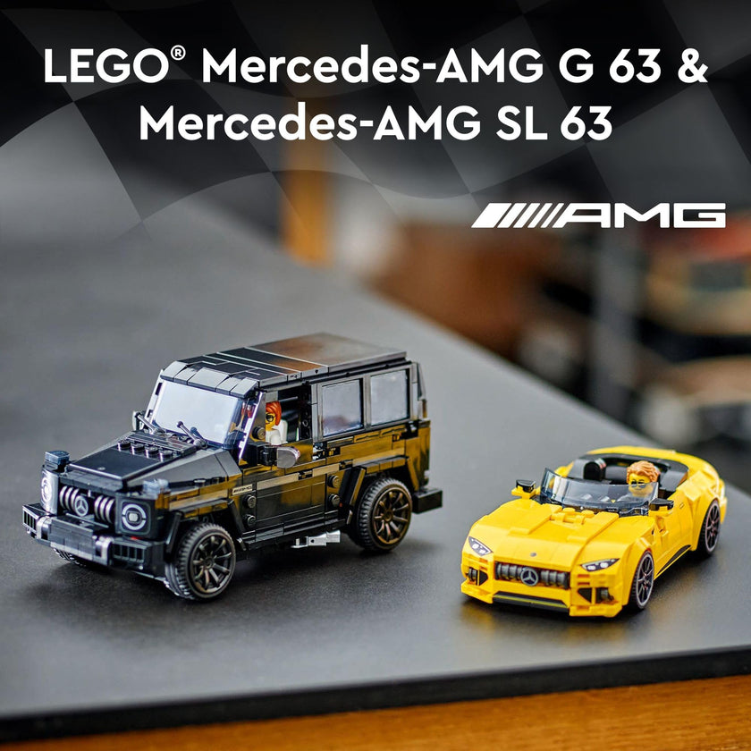 LEGO Speed Champions Mercedes-AMG G 63 & Mercedes-AMG SL 63 Building Toys - Kids Pretend Play Toy Cars for Boys & Girls, Ages 10+ Years - Gifts for Christmas - 76924 🍁 All In One Marketplace Canada