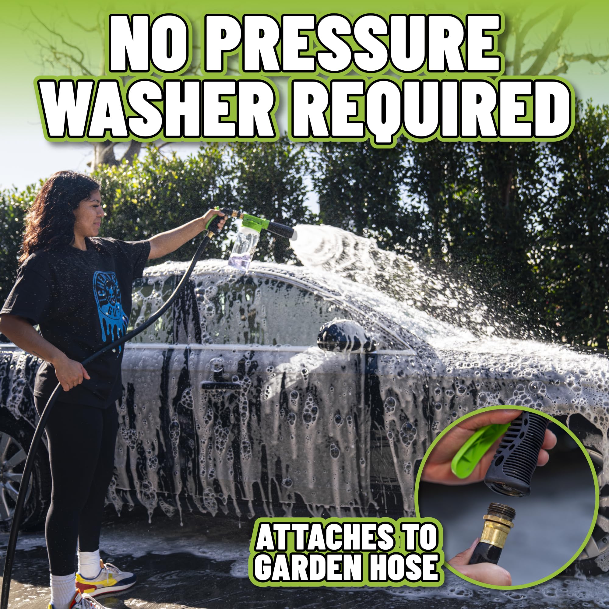 Chemical Guys TORQ Foam Blaster 6 Wash Gun (Car, Home & Boat Wash Foam Cannon that Connects to Any Garden Hose) 🍁 All In One Marketplace Canada