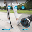 REHAND Walking Cane - Foldable, Adjustable, Collapsible Walking Canes for Men & Women, Heavy Duty All Terrain Tip, with Travel Bag | Walking Sticks for Seniors & Adults (Natural Black) 🍁 All In One Marketplace Canada