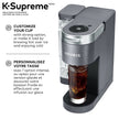 Keurig K-Supreme Single Serve K-Cup Pod Coffee Maker, With MultiStream Technology, Grey, 17.913in x 7.047in x 14.409in 🍁 All In One Marketplace Canada