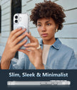 FNTCASE for iPhone 16 Case Clear: Magnetic Phone Cases with Screen Protector Drop Proof Compatible with Magsafe Slim Anti Yellowing Rugged Shockproof Protective Cell Cover (A-Clear Magnetic) 🍁 All In One Marketplace Canada