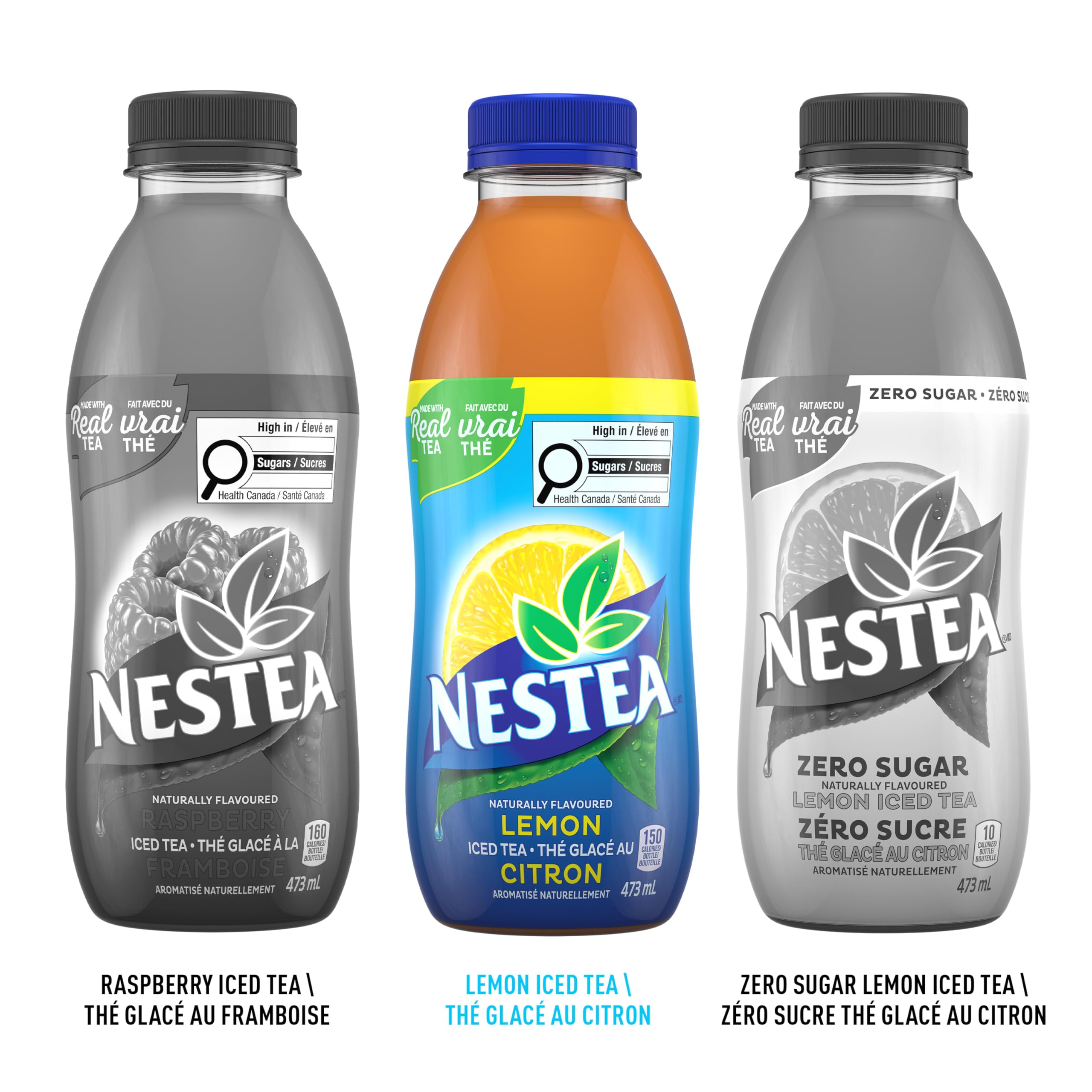 Nestea Naturally Flavoured, Lemon Iced Tea, 473mL, 12 Count 🍁 All In One Marketplace Canada