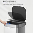 EKO EcoSmart Tall and Large Kitchen Trash Can, 80L/21.1G High Capacity, Touchless Soft Square Motion Sensor Garbage Can, Brushed Stainless Steel 🍁 All In One Marketplace Canada