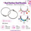 Girls Charm Bracelet Making Kit: Unicorn Toys for Girls Gifts 8-12 Years Old, Birthday Gifts 6 7 8 9 10 Year Old Girl Gift Ideas, Inspires Creativity Art and Crafts for Kids Age 6-8 Jewelry Making Set 🍁 All In One Marketplace Canada