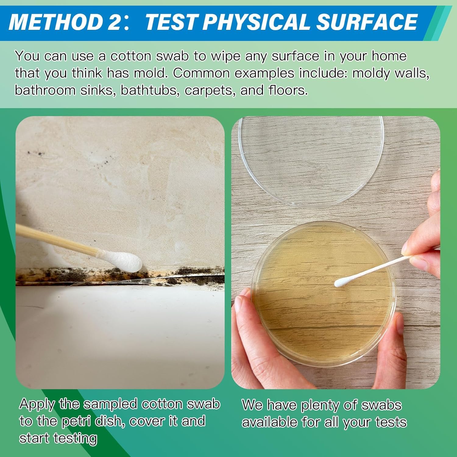 Mold Test Kit for Home - 12 Simple Detection Tests,Test HVAC System,Home Surfaces,& Indoor Air Quality Testing Kits,DIY Mold Detector at Home,Includes Detailed Mold Identification Guide,air Tester 🍁 All In One Marketplace Canada