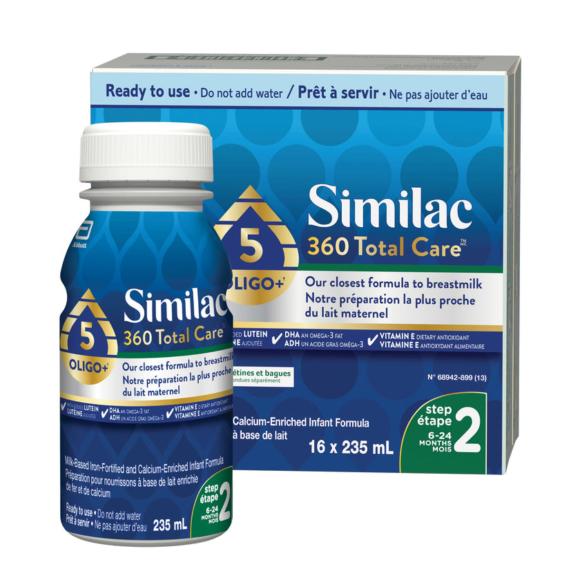 Similac 360 Total Care Step 2 Ready-To-Feed 16x235mL Bottles 🍁 All In One Marketplace Canada