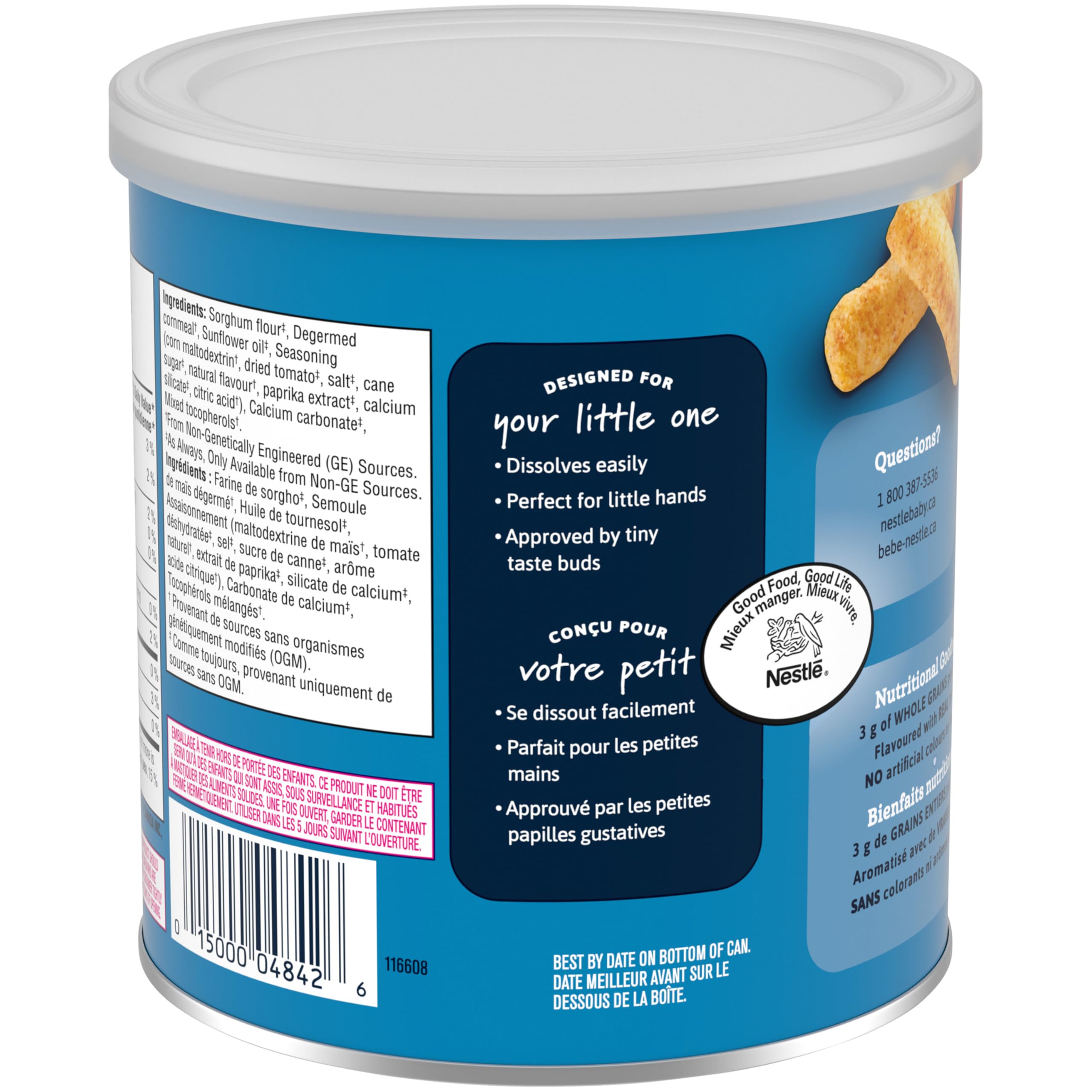 GERBER Zesty Tomato, Toddler Snacks, Case of 6, 252 g 🍁 All In One Marketplace Canada