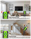Huepar Laser Level Self Leveling, Classical Cross Line Indoor DIY Use Green Lines, 100Ft Visibility Horizontal and Vertical Line Level, 360° Magnetic Pivoting Base 9011G 🍁 All In One Marketplace Canada