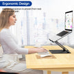 Besign LS10 Laptop Stand for Desk, Ergonomic Adjustable Notebook Tablet Stand, Riser Holder Computer Stand Compatible with Air, Pro, Dell, HP, Lenovo More 10-14