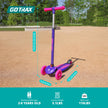 Gotrax KS1 Kids Kick Scooter, LED Lighted Wheels and 3 Adjustable Height Handlebars, Lean-to-Steer & Widen Anti-Slip Deck, 3 Wheel Scooter for Boys & Girls Ages 3+ and up to 100 Lbs (Purple) 🍁 All In One Marketplace Canada