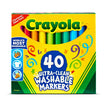 Crayola Ultra Clean Washable Markers, Broad Line Markers, Gifts, 40 Classic Colors 🍁 All In One Marketplace Canada
