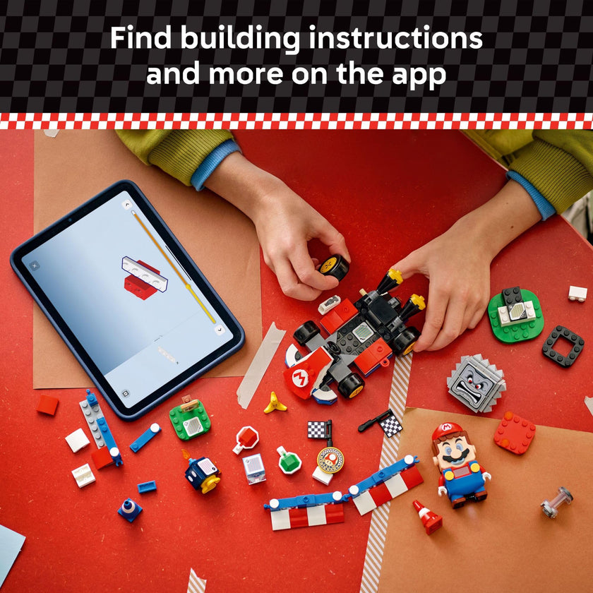 LEGO Super Mario: Mario Kart – Interactive LEGO Mario & Standard Kart Building Toy - Pretend Play Racing Playset for Boys & Girls, Ages 7+ - Kids Birthday Gift Idea - 72043 🍁 All In One Marketplace Canada