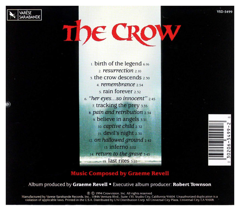 Soundtrack / The Crow - CD (Used)