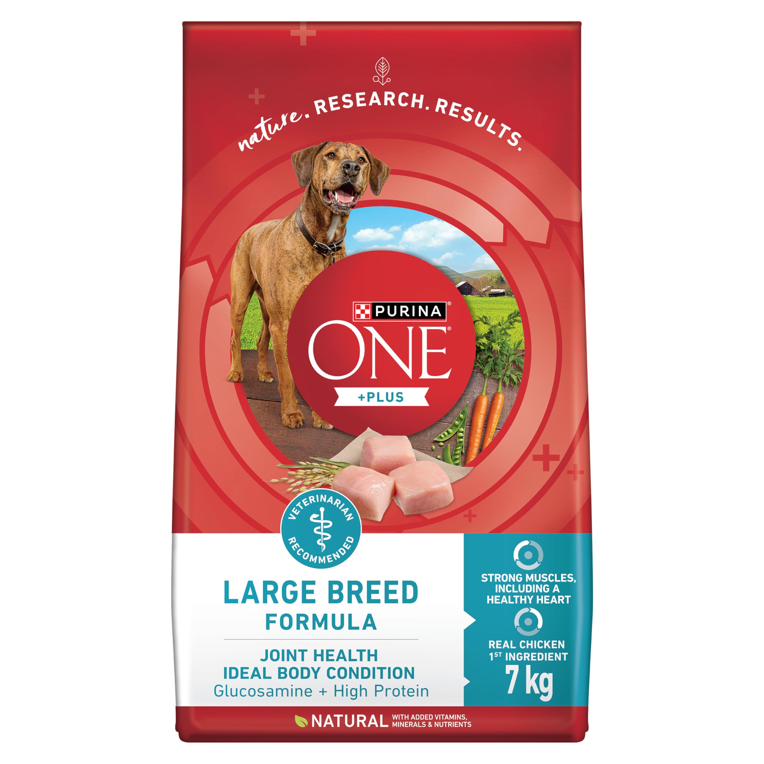 Purina ONE Dry Dog Food, +Plus Large Breed with Chicken - 7 kg Bag (1 Pack) 🍁 All In One Marketplace Canada
