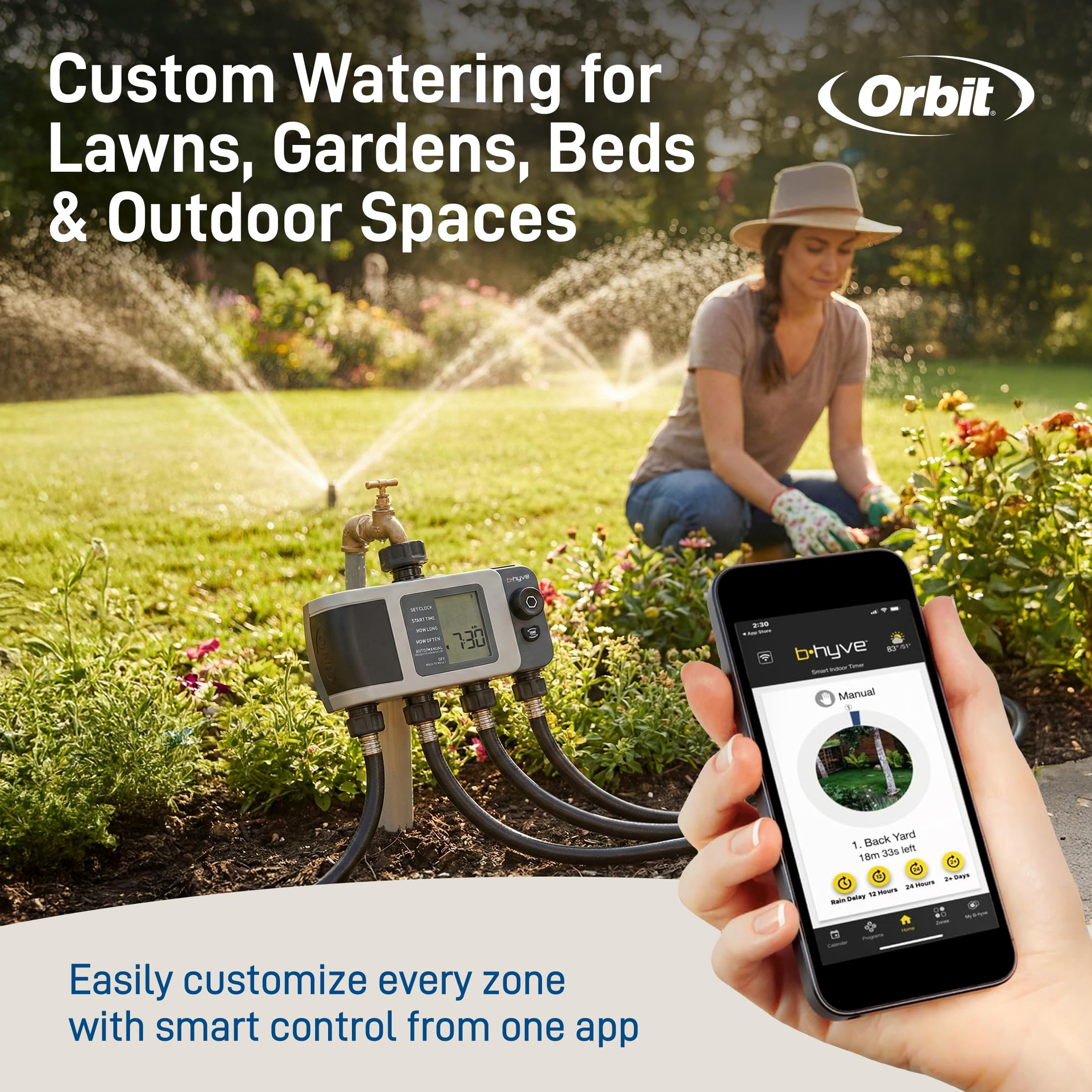 Orbit 24634 B-hyve XD 4-Port Smart Hose Watering Timer 🍁 All In One Marketplace Canada