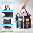 Lifewit Mesh Shower Caddy Freestanding Portable Shower Tote Bag for College Dorm, Bathroom, Gym, Travel, Quick Dry Hanging Shower Organizer with 7 Storage Pockets for Toiletry Essentials, Medium,Black 🍁 All In One Marketplace Canada