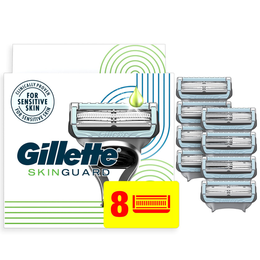 Gillette Skinguard Men's Razor Blade Refill, 8 Blade Refills 🍁 All In One Marketplace Canada