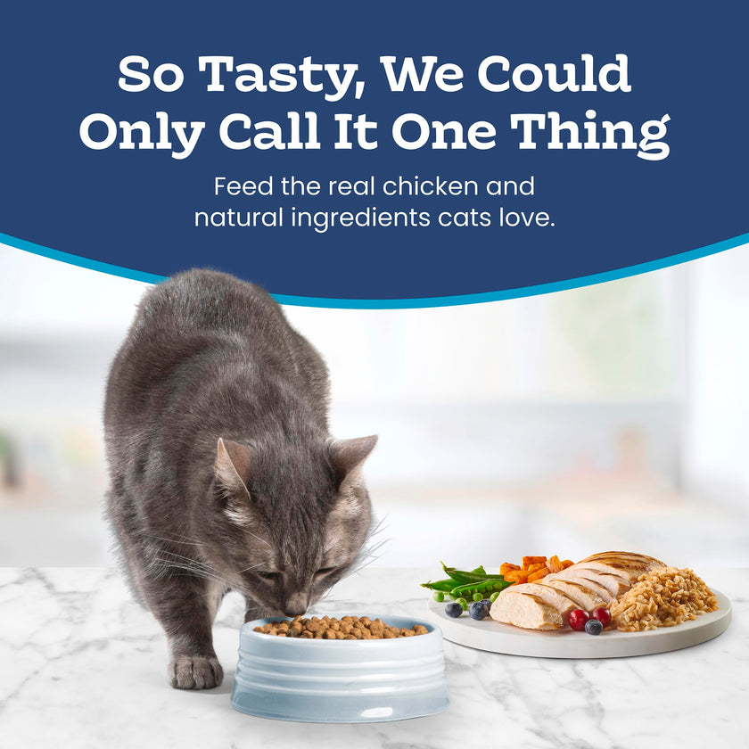 Blue Buffalo Tastefuls Chicken & Brown Rice Recipe Sensitive Stomach Adult Dry Cat Food, Real Chicken First, Deliciously Healthy Natural Cat Food, Natural Ingredients, Supports Digestion, 6.8kg Bag 🍁 All In One Marketplace Canada