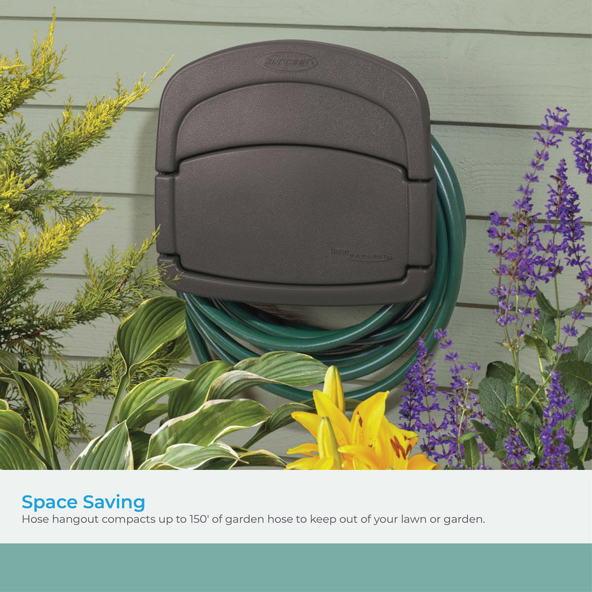 Suncast DHH150ST Deluxe Hangout Hose Hanger,Stoney Gray,1 Count (Pack of 1) 🍁 All In One Marketplace Canada