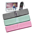 Polygon Resistance Exercise Bands, Polygon Fabric Non Slip Hip Bands for Squats, Legs, Butt, Thigh and Hip Workout, Thick Wide Fitness Loop for Men & Women. Workout Guide Included (Set of 3) 🍁 All In One Marketplace Canada