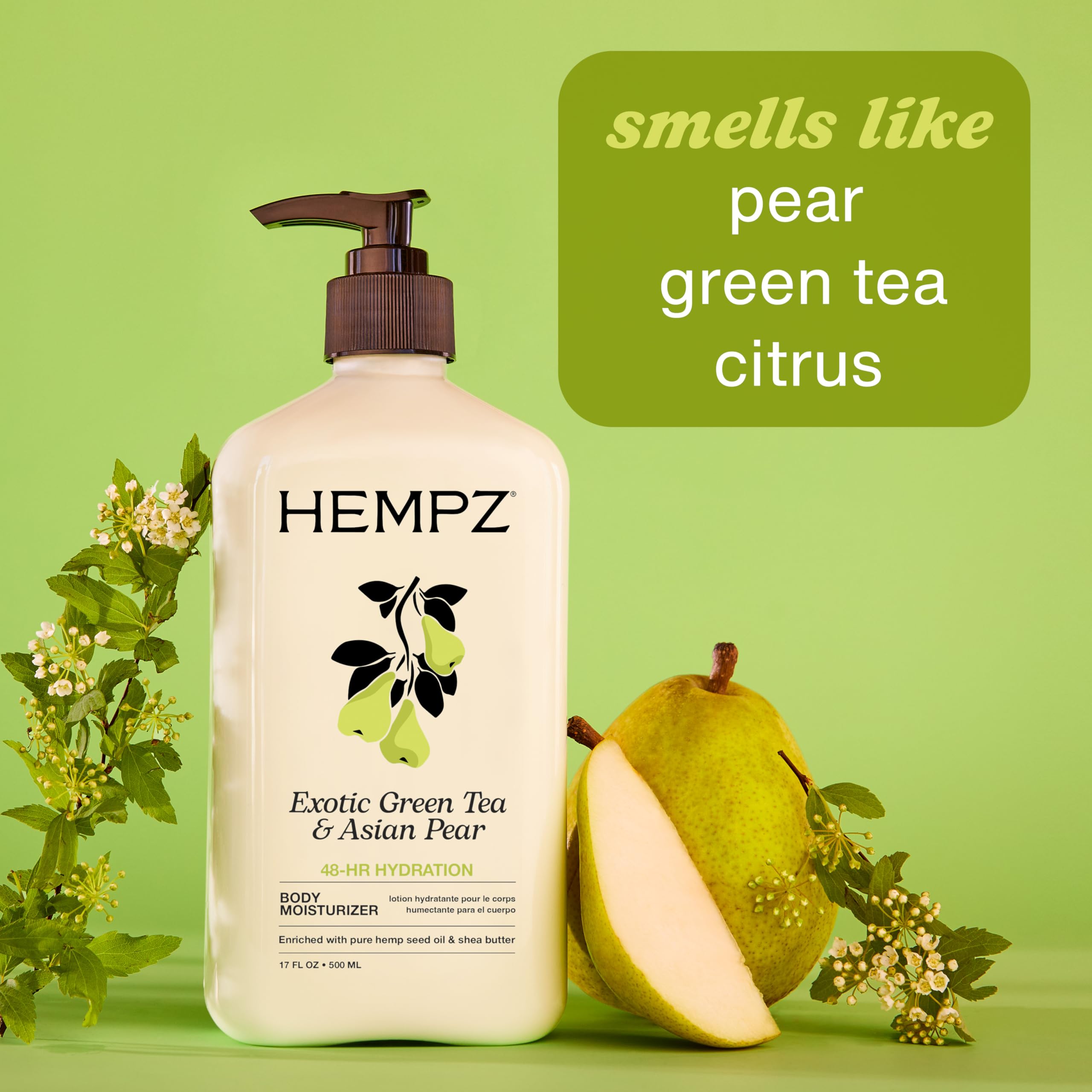 HEMPZ Body Lotion - Green Tea & Asian Pear 🍁 All In One Marketplace Canada